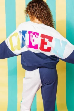 Alabama Queen Colorblock Sweatshirt
