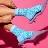 Aqua Queen Socks