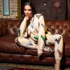 Beige Deer Head Jogger