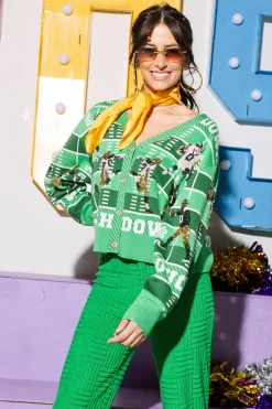 Black & Gold Touchdown Cardigan