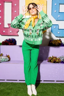 Black & Gold Touchdown Cardigan