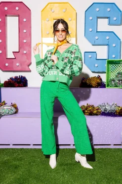 Black & Gold Touchdown Cardigan