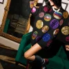 Black & Multi Disco Ball Sweatshirt Dress