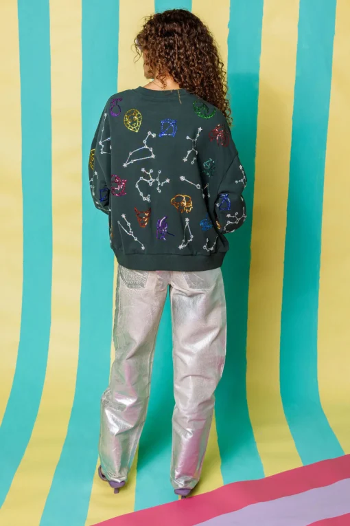 Black Astrology Sweatshirt