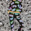 Black Multi Ski Goggle Sport Stripe Jogger