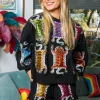 Black Multi Tiger All Over Sweatshirt