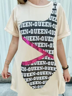 Black Queen Cutout QOS Swimsuit Coverup