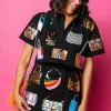Black Queen of Purses Top