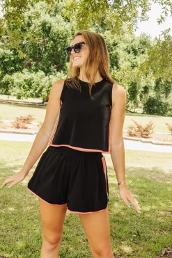 Black Rainbow Side Active Tank