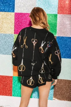 Black Scissor Short