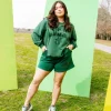 Dark Green 'Lucky' Short