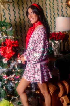 Diagonal Stripe Holly Skirt