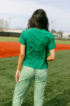 Green & Gold Baseball Tee