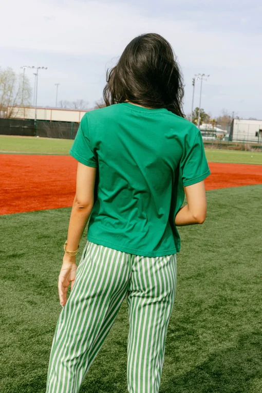 Green & Gold Baseball Tee