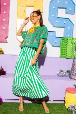 Green & Gold 'Gameday' All Over Top