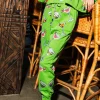 Green Multi Martini Glass Joggers