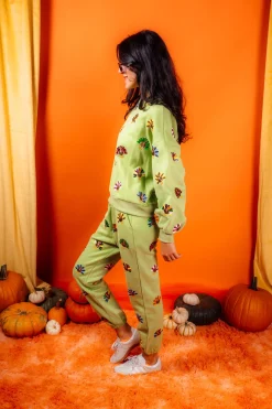 Green Multi Turkey Sweatshirt