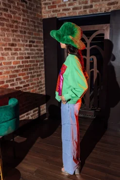 Green X Ray Heart Sweatshirt