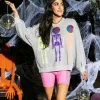 Grey Disco Skeleton Sweatshirt