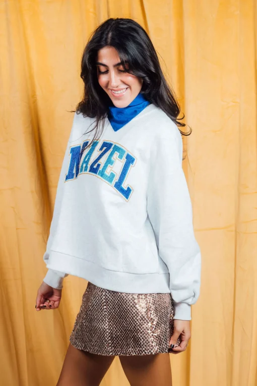 Grey Mazel Sweatshirt