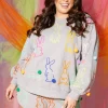 Grey Multi Scattered Bunny Short