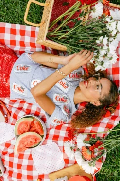 Grey Scattered Diet Coke® Can Tee