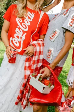 Grey Scattered Diet Coke® Can Tee