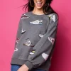 Grey Sneaker All Over Sweatshirt