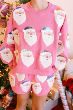 Hot Pink Fair Skin Santa Short