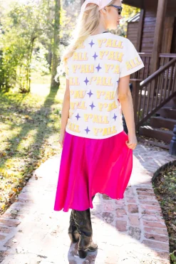 Howdy Y'all Colorblock Tee