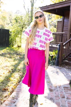 Howdy Y'all Colorblock Tee