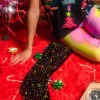 ITES x Sami Riccioli x Queen of Sparkles Black Crystals Stocking
