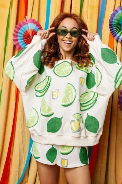 Ivory Lime & Tequila Shot Sweatshirt
