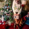 Ivory Shell Christmas Tree Cardigan