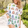 Jockey Shirt All Over Top