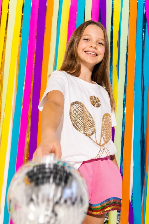 Kids Gold Tennis Tee