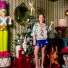 Kids Grey & Multi Scatter Reindeer Sweatshirt