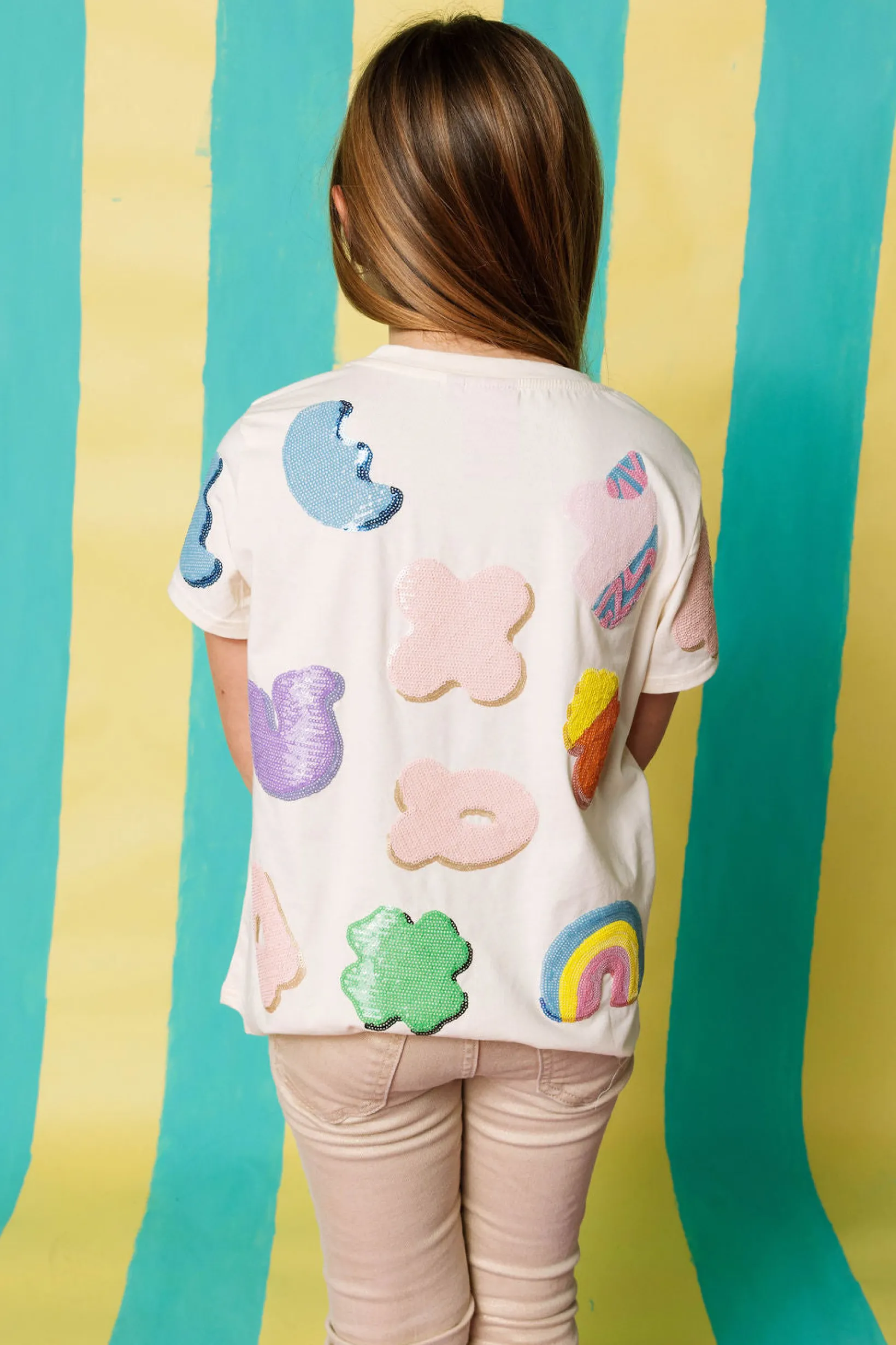 Kids Ivory Lucky Charm Icon Tee