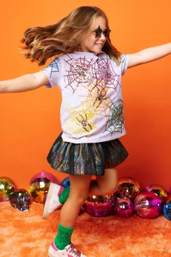 Kids Lavender Spider Tee