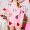 Kids Light Pink Queen of Kisses Short