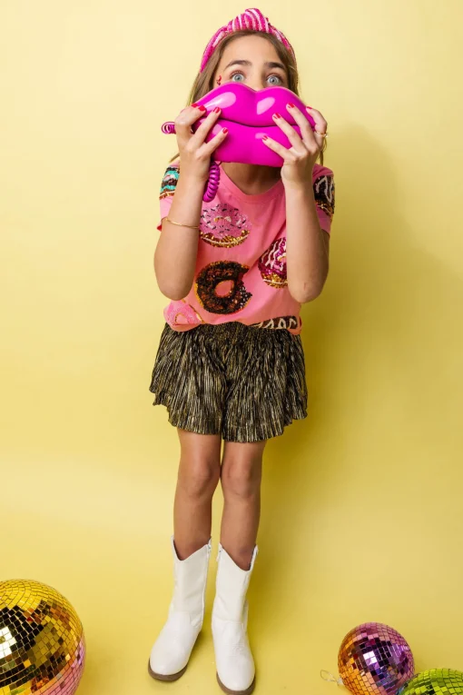 Kids Pink Donut Tee