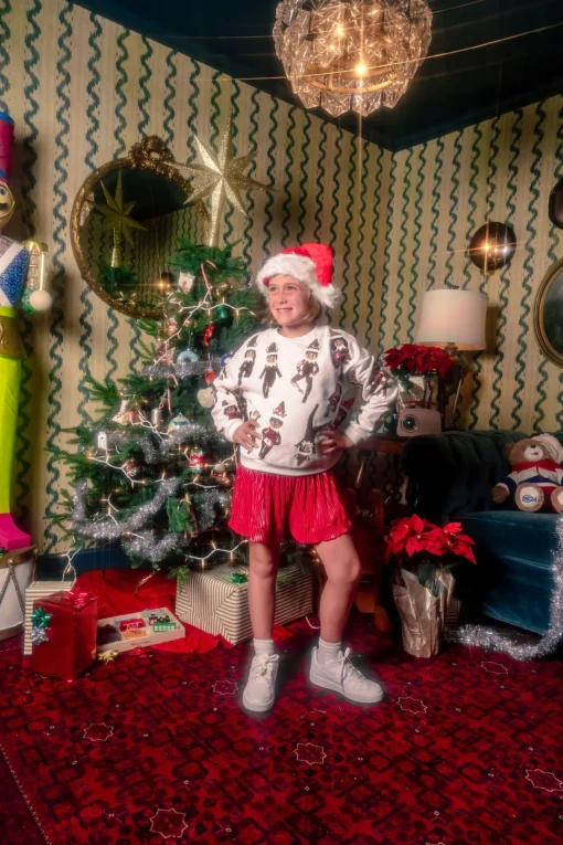 Kids White Elf Sweatshirt