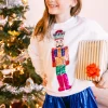 Kids White Nutcracker Sweatshirt