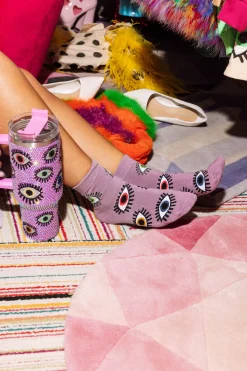 Lavender Eye Socks