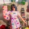 Lavender Falala With Garland Tee Dress
