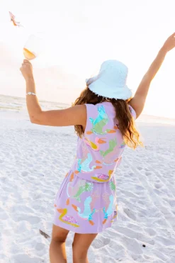 Lavender Multi Bird Skirt