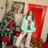 Licensed- Mint Green Bow Coca-Cola Bottle Sweatshirt