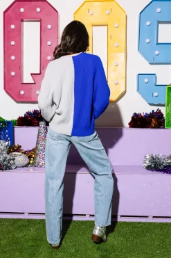 Licensed- Royal & Grey Tiger Cardigan