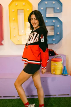 Licensed Two Toned Holographic Georgia Sweatshirt