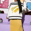 Licensed- White & Black 'Mizzou' Stripe Long Sleeve Sweater